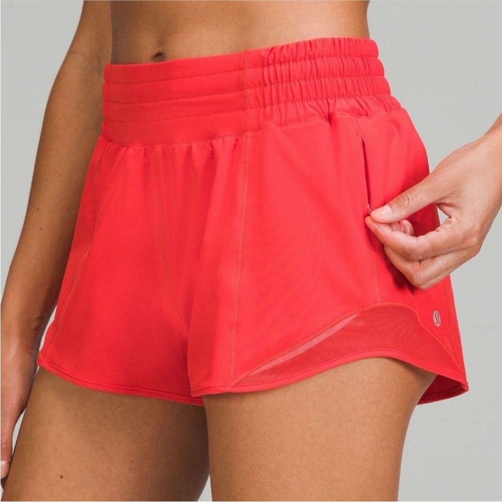 Red lululemon hotty hot